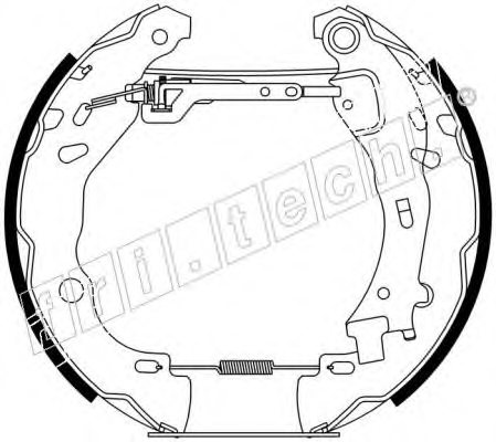 fri.tech. 16258 Brake Shoe Set